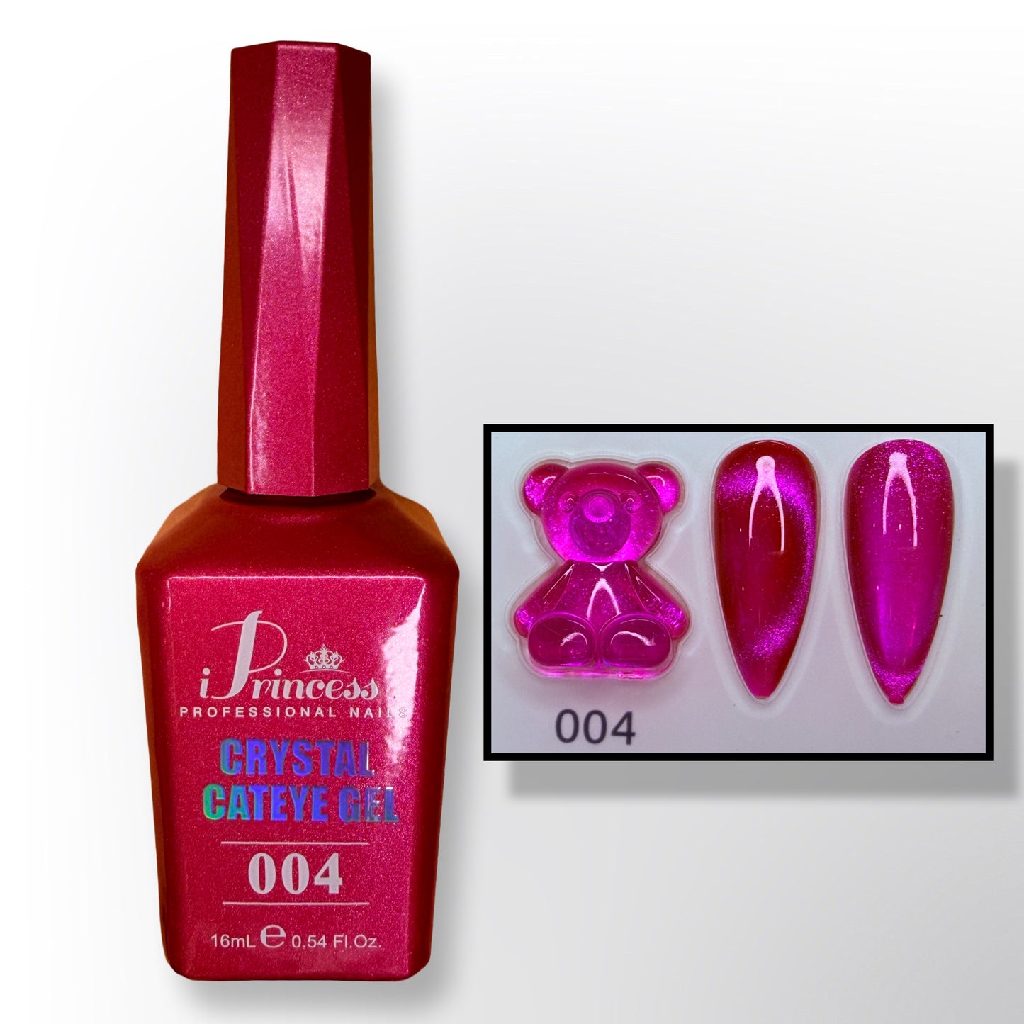 iPrincess Crystal Cat Eye Gel Collection – 24 Luxury Shades (16mL Each)