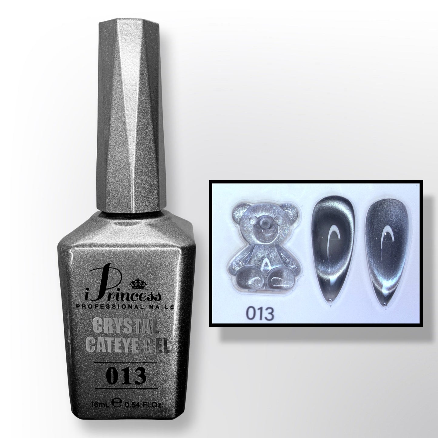 iPrincess Crystal Cat Eye Gel Collection – 24 Luxury Shades (16mL Each)
