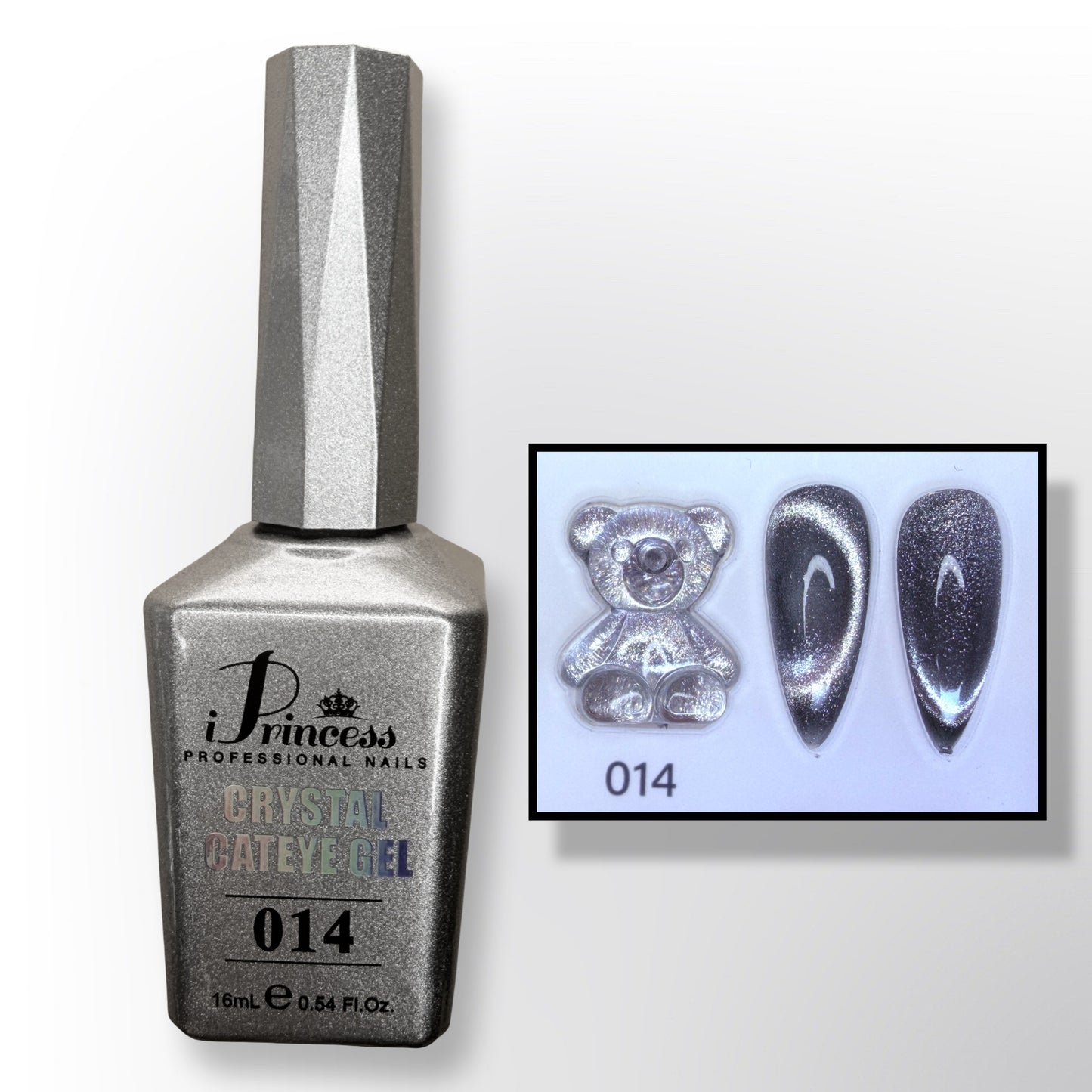 iPrincess Crystal Cat Eye Gel Collection – 24 Luxury Shades (16mL Each)