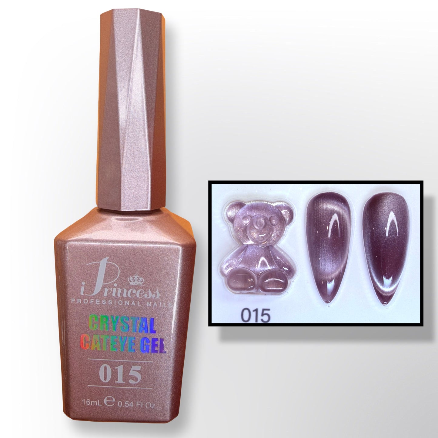 iPrincess Crystal Cat Eye Gel Collection – 24 Luxury Shades (16mL Each)