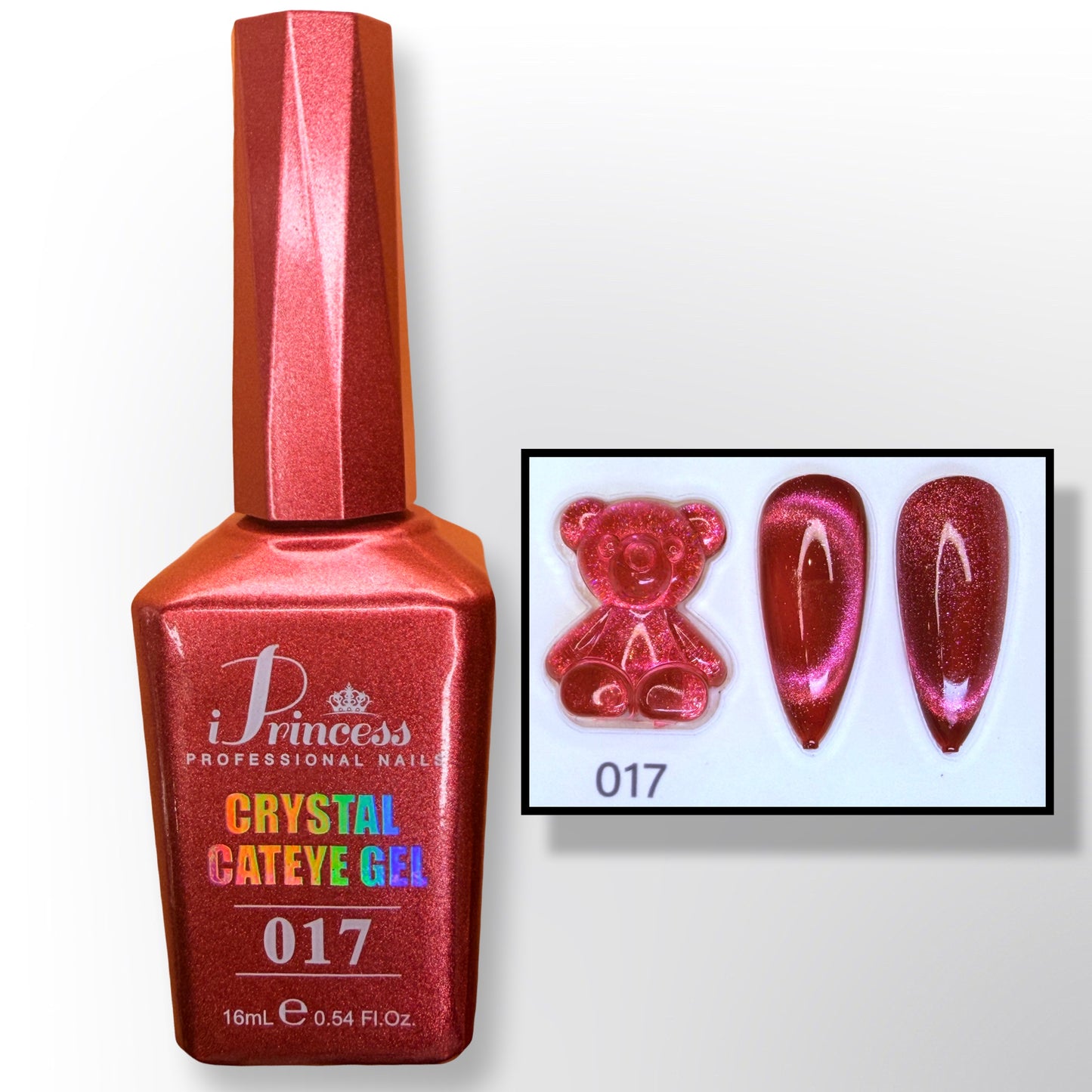 iPrincess Crystal Cat Eye Gel Collection – 24 Luxury Shades (16mL Each)
