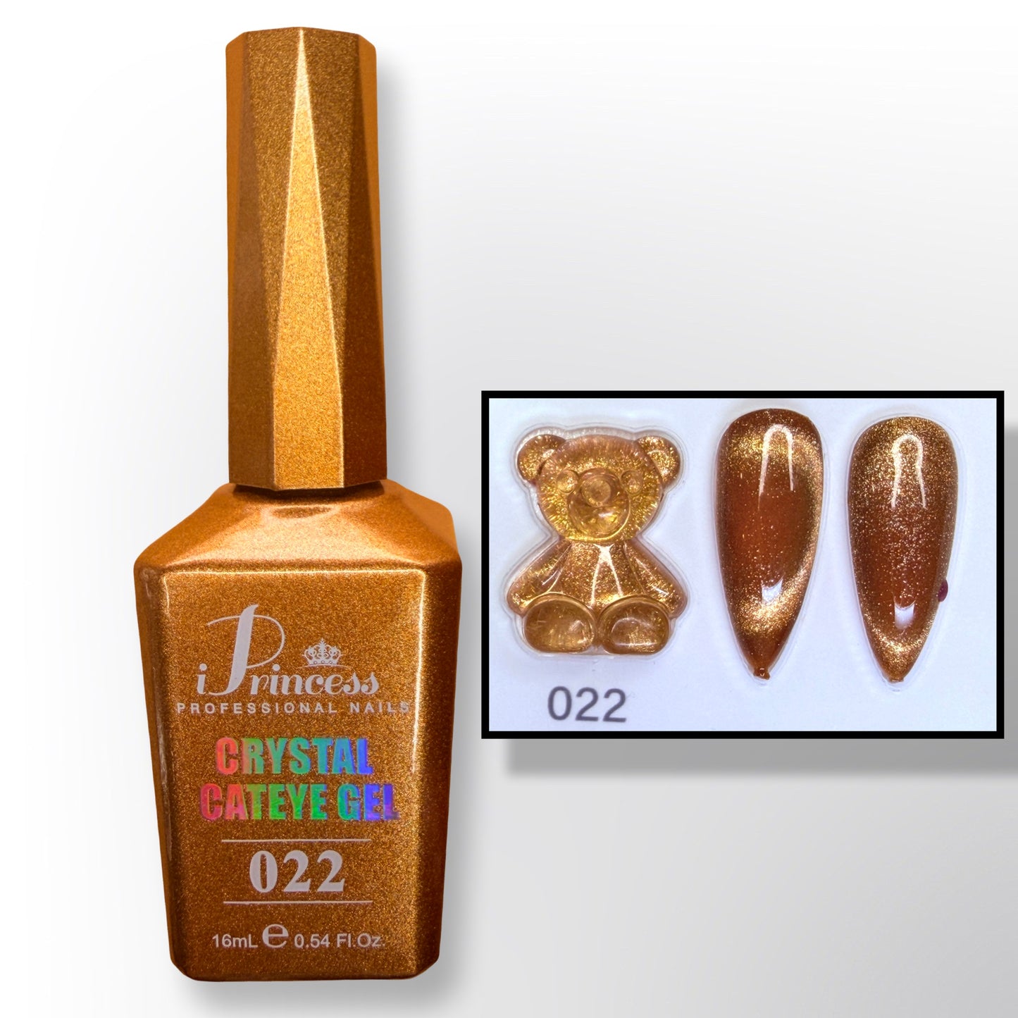 iPrincess Crystal Cat Eye Gel Collection – 24 Luxury Shades (16mL Each)