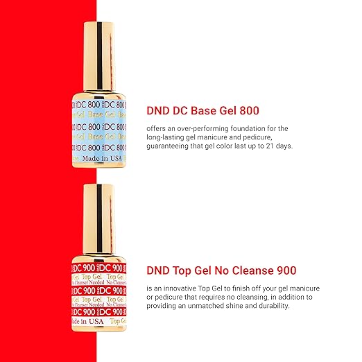 DND Top Coat & Base Coat 800 & 900 Duo Set