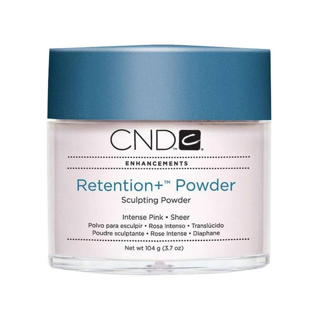 CND Enhancements, Retention + Sculpting Powder - Intense Pink - Sheer 3.7 oz. * BEAUTY TALK LA *