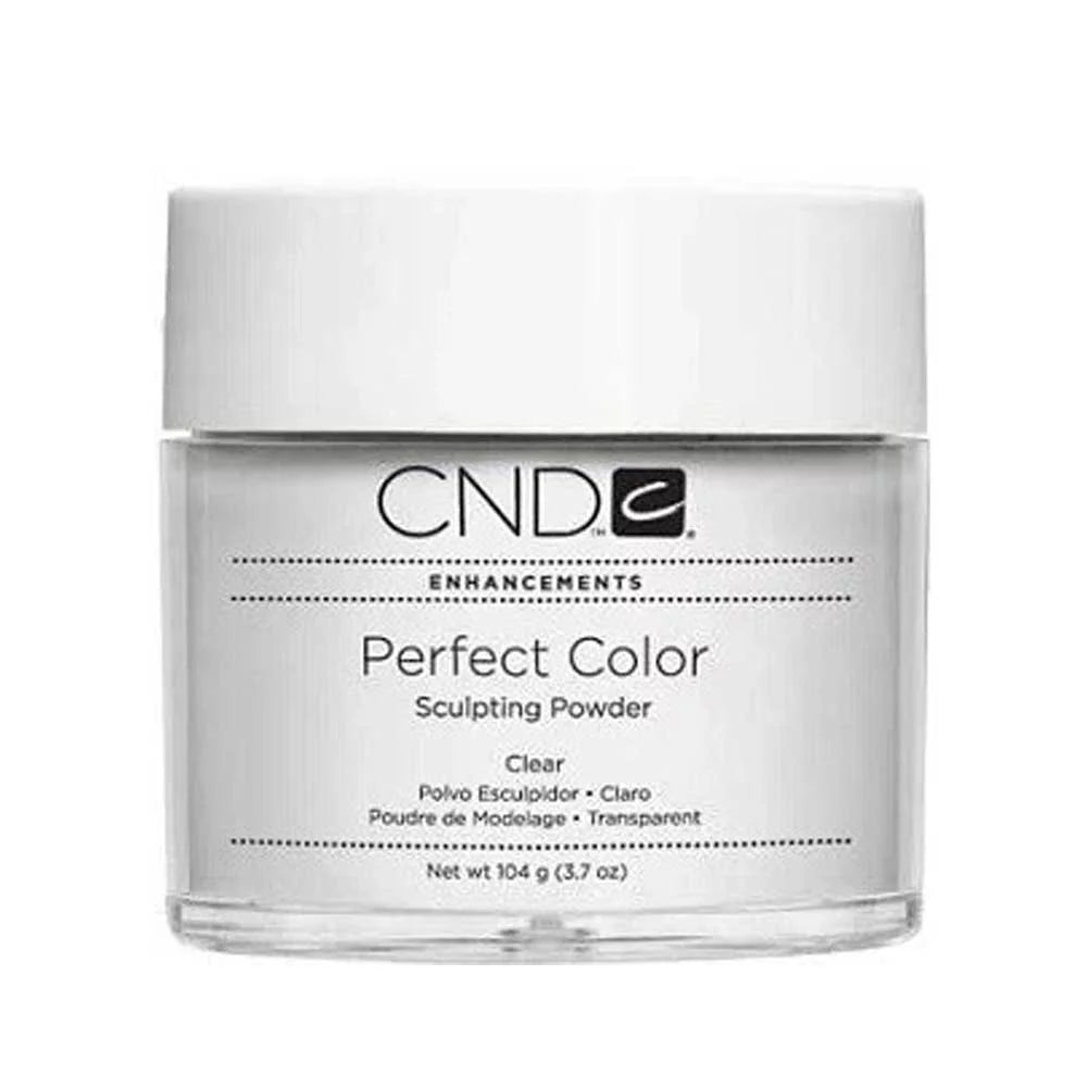 CND Enhancements, Perfect Color Sculpting Powder - Clear 3.7 oz. * BEAUTY TALK LA *