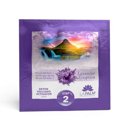 Volcano Spa | 6 Step pedicure kit | LAVENDER ERUPTION