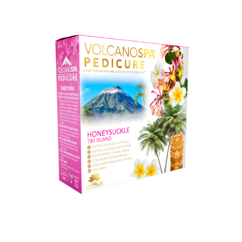 Volcano Spa | 6 Step pedicure kit | HONEYSUCKLE (TIKI ISLAND)