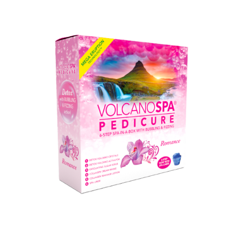 Volcano Spa | 6 Step pedicure kit | ROMANCE