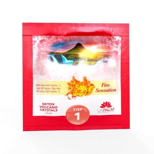Volcano Spa | 6 Step pedicure kit | RASPBERRY PLUM (FIRE SENSATION)
