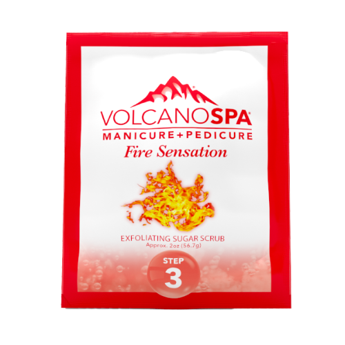 Volcano Spa | 6 Step pedicure kit | RASPBERRY PLUM (FIRE SENSATION)