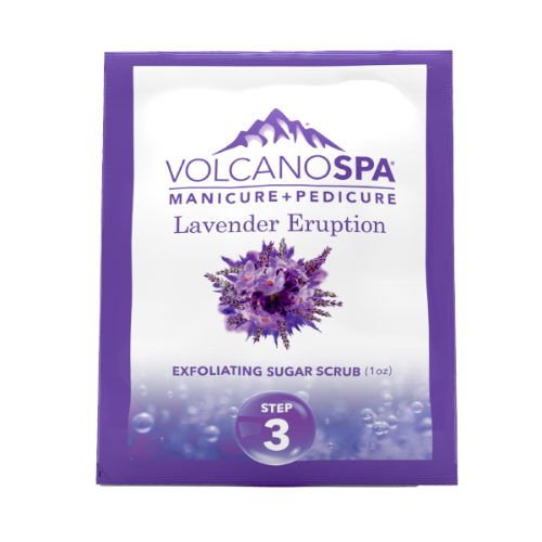 Volcano Spa | 6 Step pedicure kit | LAVENDER ERUPTION