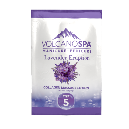 Volcano Spa | 6 Step pedicure kit | LAVENDER ERUPTION