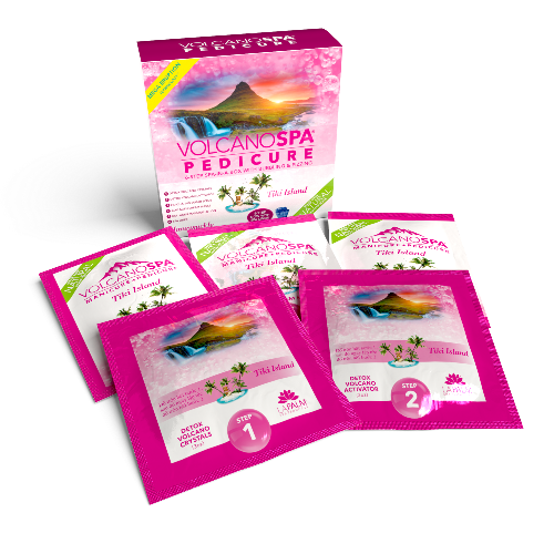Volcano Spa | 6 Step pedicure kit | HONEYSUCKLE (TIKI ISLAND)