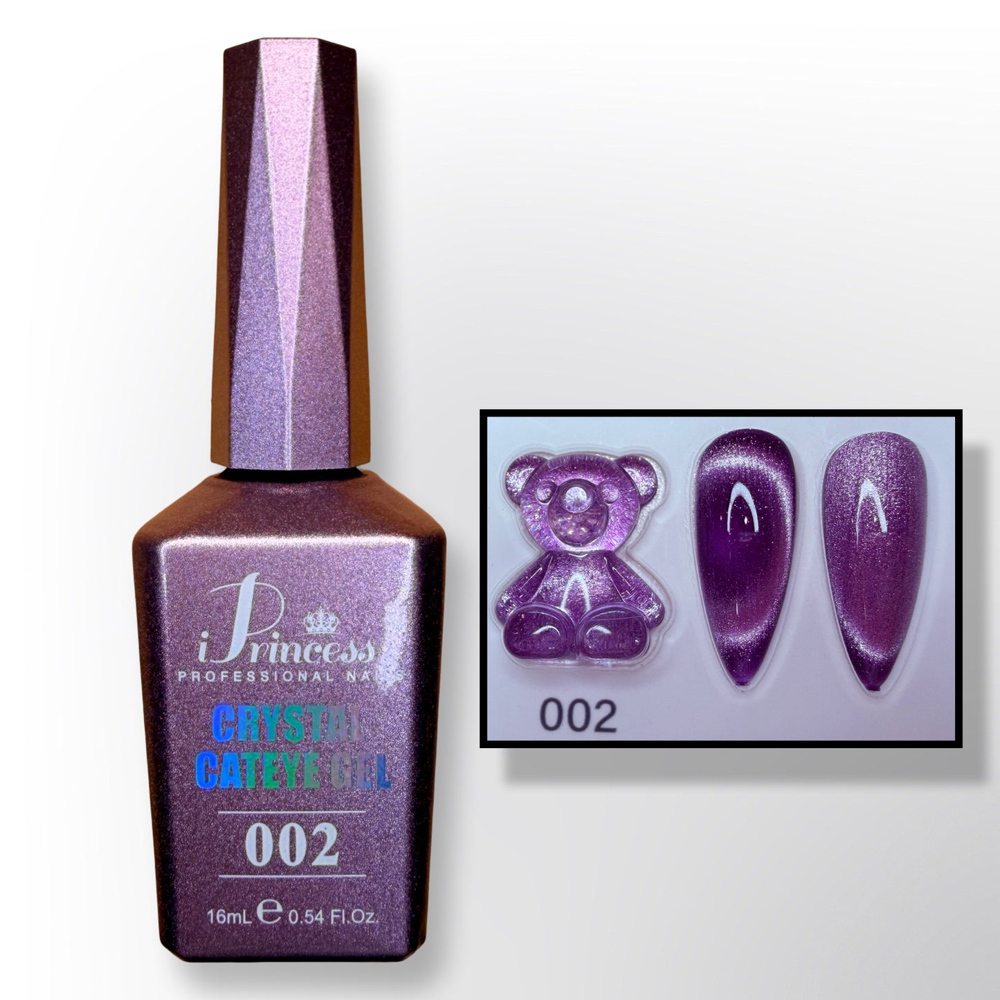 iPrincess Crystal Cat Eye Gel Collection – 24 Luxury Shades (16mL Each)