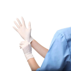 Shamrock - Guantes de examen de látex texturizados sin polvo - Talla L, paquete de 500 guantes