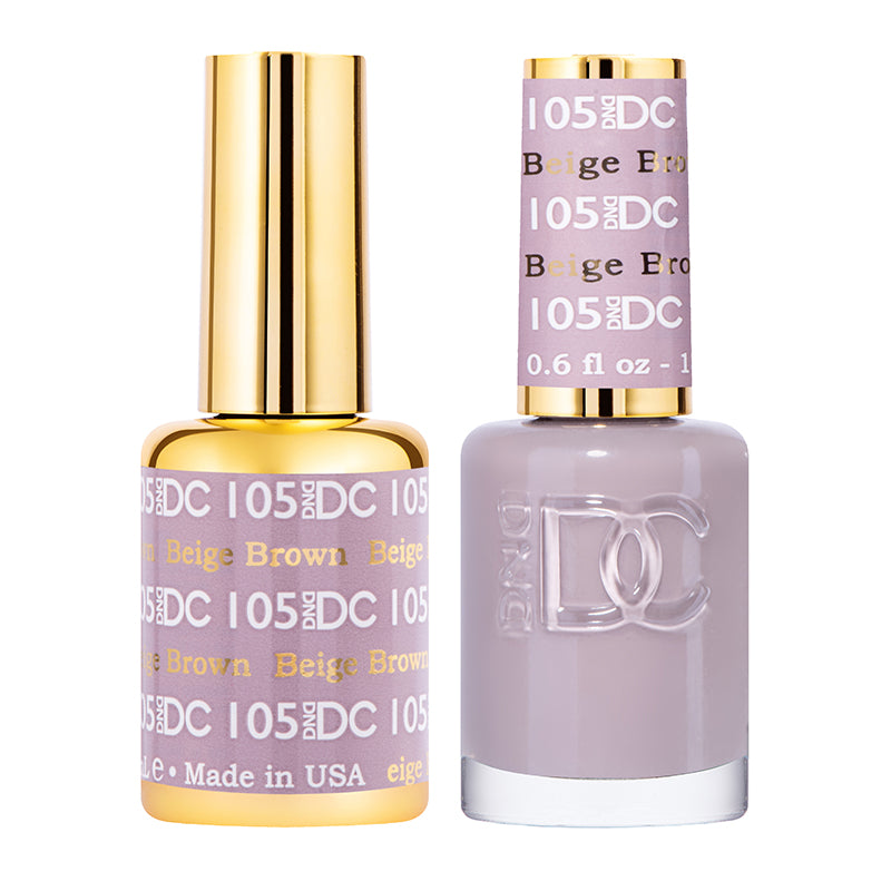 DNDDC - DND GEL DUO 105 BEIGE MARRÓN