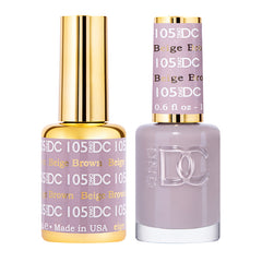 DNDDC - DND GEL DUO 105 BEIGE MARRÓN