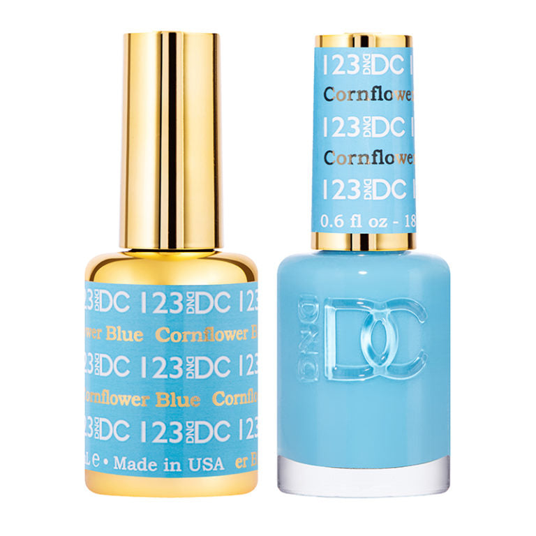 DNDDC - DND GEL DUO 123 CORNFLOWER BLUE