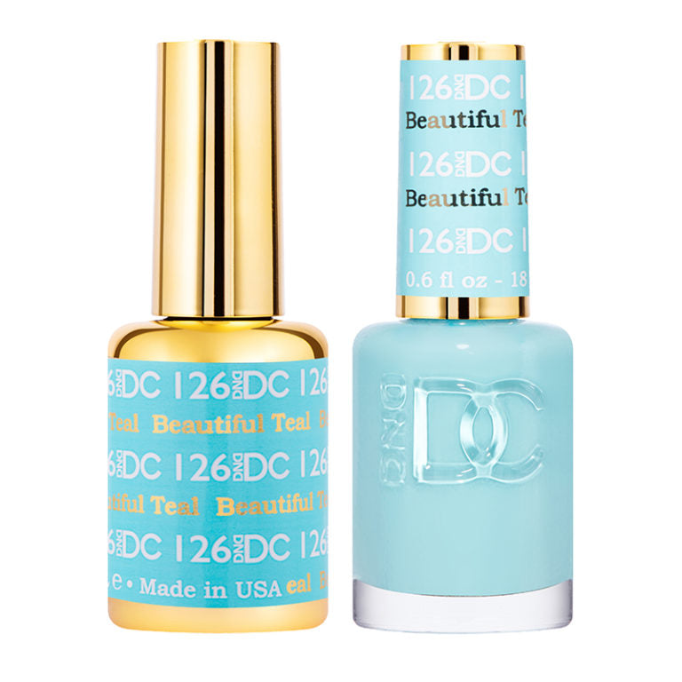 DNDDC - DND GEL DUO 126 BEAUTIFUL TEAL