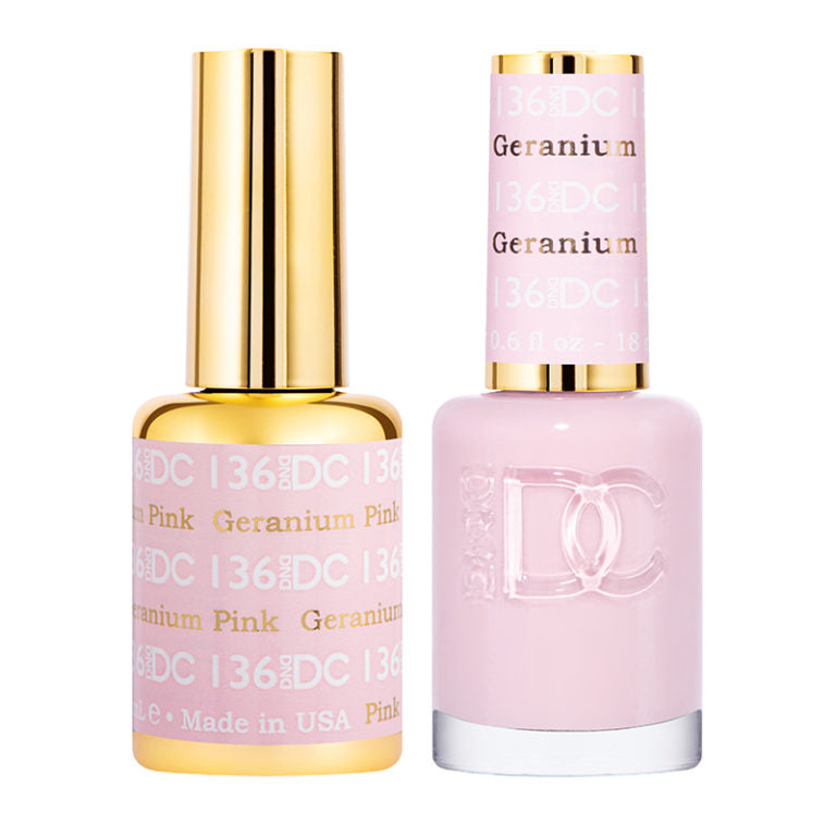 DNDDC - DND GEL DUO 136 GERANIUM PINK