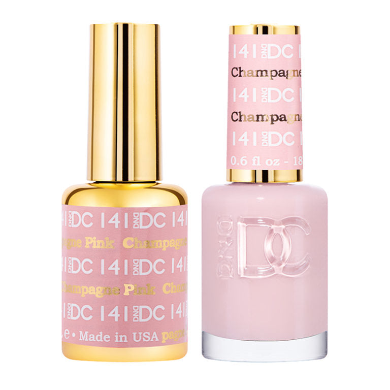 DNDDC - DND GEL DUO 141 ROSA CHAMPÁN