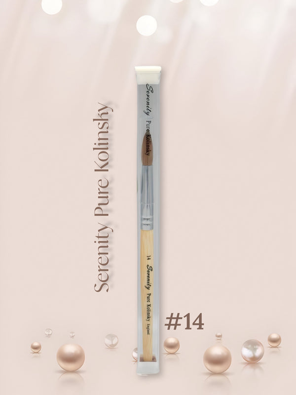 Serenity Kolinsky │ Pincel para uñas acrílicas │ Tamaño #14