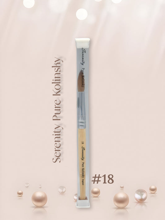 Serenity Kolinsky │ Acrylic Nail Brush │ Size #18