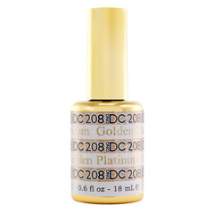 DNDDC - Esmalte en gel PLATINUM 208 Dorado