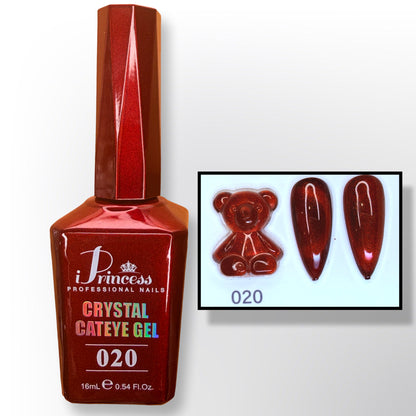 iPrincess Crystal Cat Eye Gel Collection – 24 Luxury Shades (16mL Each)