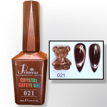 iPrincess Crystal Cat Eye Gel Collection – 24 Luxury Shades (16mL Each)