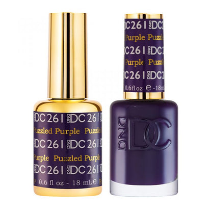 DNDDC - DND GEL DUO 261 PUZZLED PURPLE