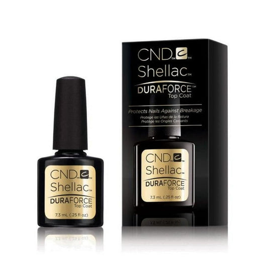 Capa superior CND Shellac Duraforce, 0,25 oz. 