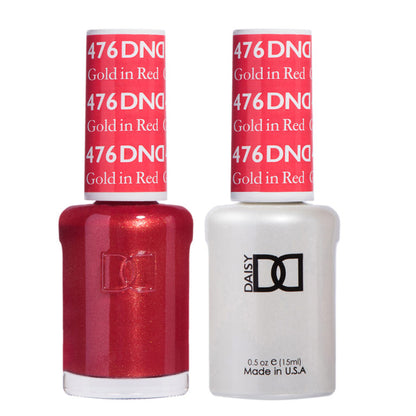 DND - DND GEL DUO 476 Oro En Rojo