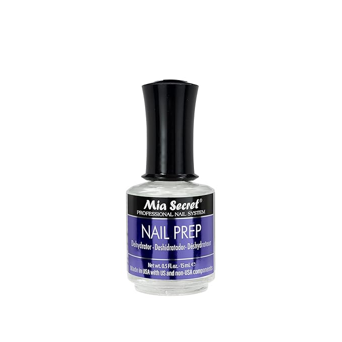 Mia Secret Professional Acid Free Natural Nail Prep Dehydrator, 15ml - Enhanced Bonding Dehydrator for Acrylic Powder and Gel Nail Polish