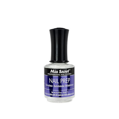 Mia Secret Professional Acid Free Natural Nail Prep Dehydrator, 15ml - Enhanced Bonding Dehydrator for Acrylic Powder and Gel Nail Polish