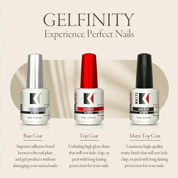 GelFinity | Kupa Top Coat Matte Finish 0.5oz