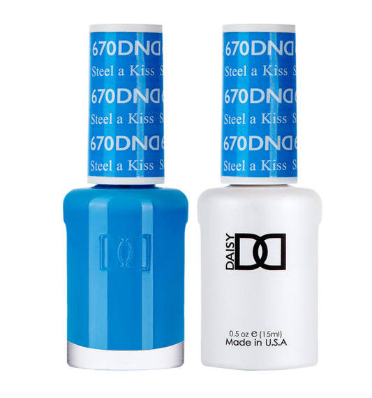 DND - DND GEL DUO 670 Acero un Beso