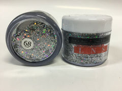 LNS | Rainbow Holographic Glitter Nail Art Crafts