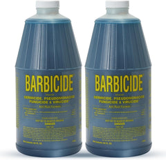 Barbicide Half Gallon Disinfectant Concentrate – 2 Pack | EPA-Registered, Professional Strength for Salons, Barbershops & Home Use | Kills Bacteria & Viruses, Anti-Rust Formula