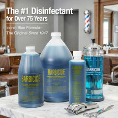 Barbicide Half Gallon Disinfectant Concentrate – 2 Pack | EPA-Registered, Professional Strength for Salons, Barbershops & Home Use | Kills Bacteria & Viruses, Anti-Rust Formula