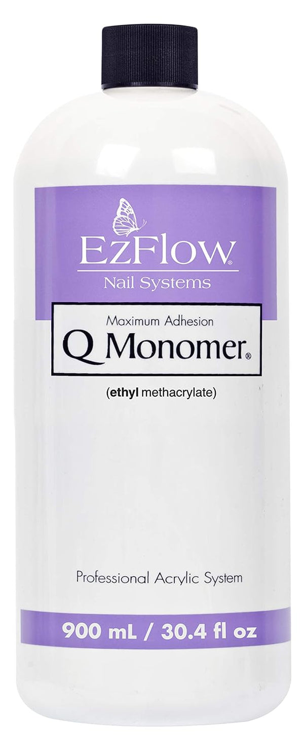 EZ Flow Q Monomer False Nails, 30.4 Fluid Ounce