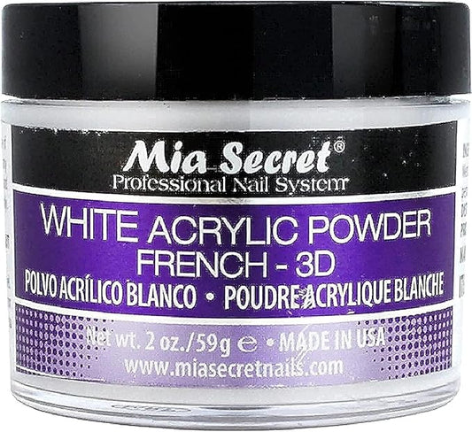 Mia Secret White Acrylic Powder (2oz)