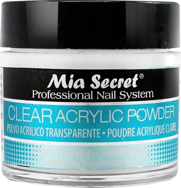 Mia Secret Clear Acrylic Powder (1oz)