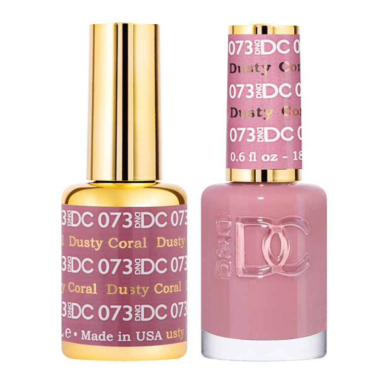 DNDDC - DND GEL DUO 073 CORAL POLVO