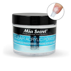 Mia Secret Clear Acrylic Powder (2oz)