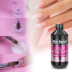 16 oz Mia Secret Liquid Monomer - Professional Acrylic Nail Liquid for Acrylic Powder - EMA monomer - Nail Monomer liquid - ema monomer acrylic nail liquid
