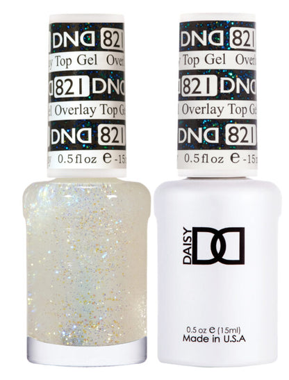 DND GEL DUO 821 Overlay Top Gel 0.5 Oz