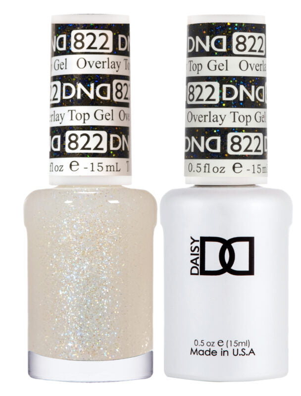 DND GEL DUO 822 Overlay Top Gel 0.5 Oz