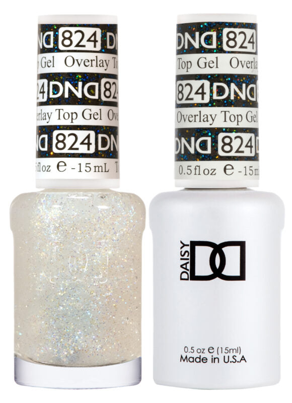 DND GEL DUO 824 Gel superior superpuesto 0.5 oz