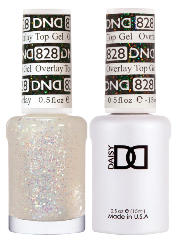 DND GEL DUO 828 Overlay Top Gel 0.5 Oz